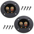 Loudspeaker Junction Box, 4 inch Round 2-Way Speaker Wiring Cup for Car DIY Home Stereo Kits (2 pieces)
