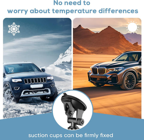 Vovucai R7 R8 Suitable for Uniden Radar Detector, Car Radar Detector Suction Cup Bracket, Windshield and Dashboard