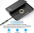 Wireless Car Charger, Polmxs Fast Wireless Charging Pad, No-Slip Phone Charger for Car, Cell Phone Cordless Holder