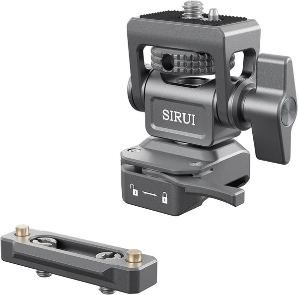 SIRUI Camera Monitor Holder with NATO System Mount, 360° Swivel and 180° Tilt for 5” and 7” Monitors, AM-MTN