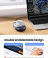Silent Dual Turntable Mouse Jiggler with Random Function, Undetectable Mouse Mover Timer to Keep Computer Awake