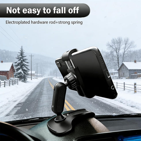 KoiLuvGo 360 4-7 Inch Universal Car Phone Holder, Degree Rotating Holder, Car Dashboard Phone Holder, Multifunctional
