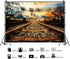 Eainb 10x8FT Sunset Old Train Track Backdrop Vintage Railway Station Photography Background for Photoshoot Nature