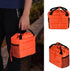 Waterproof Padded DSLR/SLR Camera Bag, Portable Shockproof Protective Case Carrying Pouch for DSLR Camera/Lens (Orange)