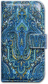Case for iPhone 11, Princely Paisley Flip Leather Wallet Cover with Credit Card Slot & Kickstand