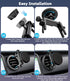 ALAFLY JL(2018-2025) (2020-2024) (2009-2016), 17 16 15 14 13 12 Magnetic Round Vent Car Phone Holder for Jeep Wrangler