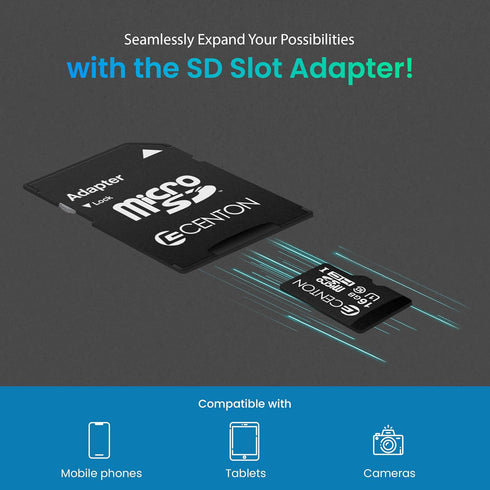 Centon Electronics Micro SD Card, 16GB Ultimate Memory Card for Phones, Tablets, Cameras