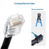 Cable Matters 50-Pack Cat 6 Pass Through RJ45 Connectors for Solid or Stranded UTP Ethernet Cable