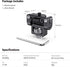 SMALLRIG Monitor Mount - EVF Holder Support with Locating Pins for ARRI Standard - 2174