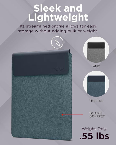 Lenovo 14 Inch Slim Laptop Sleeve Notebook/Tablet - Compatible with MacBook Air/Pro - Eco-Friendly Lightweight Case