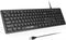 MIKUSO Fade-Proof Lettering Wired Keyboard Full Size - USB Office Keyboard with not