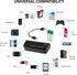 VOLT+ S30 2 Portable AA Battery Travel Charger Compatible with Motorola Edge PowerBank Emergency with LED Safety Light!