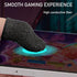 Geyoga 40 Pieces Gaming Finger Sleeves, Mobile Gaming Thumb Protectors (Black)