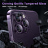 Meikobuly Camera Lens Protector for iPhone 14 Pro/Pro Max - Purple, Metal Ring, Strong Drop Protection, Tempered Glass.