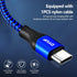 USB C Car Charger 48W, Fast Car Charger Adapter with 60W Type C Fast Charging Cable, Dual USB Port PD30W & QC3.0 18W