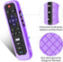 Lambcare Remote Case for Roku, Battery Cover for TCL Roku Smart TV Steaming Stick Remote, Silicone Protective