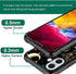 Toulas 16 for iPhone Case,Gothic Bookshelf Dark Academia Literary DesignAll-Round Protection Shockproof Anti-Scratches