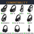 SoloWIT Cooling-Gel Earpads for Bose Headphones, Replacement Ear Pads for QC15 QC25 QC35, Purple Black