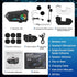 Motorcycle Helmet Speakers with High Battery Life, IPX6 Automatic Answer/Call Music Control, Intelligent Noise/Wake up