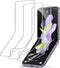 Screen Protector for Samsung Galaxy Z Flip 4, Clear Flexible TPU Film Full Coverage, 3 Pack