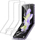 Screen Protector for Samsung Galaxy Z Flip 4, Clear Flexible TPU Film Full Coverage, 3 Pack