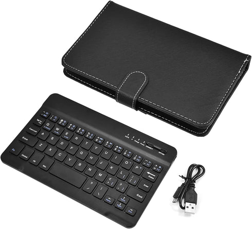 Wireless Bluetooth Keyboard for Phone, Mini Portable Bluetooth Keyboard with A Protective Case, Foldable Keyboard for