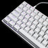 YMDK Double Shot 108 Dyed PBT Shine Through Keycap Rainbow Carbon Sunset Backlit for MX Switches Mechanical Keyboards