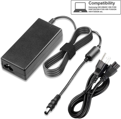 DC 24V Adapter for Samsung Soundbar with 8ft Power Cord
