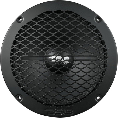 DS18 PRO-GRILL6MS/BK 6.5" Slim Metal Mesh Speaker Grill - Universal Fit Protective Cover for 6.5 Inch Speakers