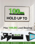 AENTGIU 12-55 inch Studeless TV Wall Mount, No Stud Drywall Wall TV Bracket Hanger for Flat Screen TVs, No Drill TV