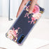 Moto G Pure Case, Moto G Power 2022 Case, TPU Soft Rubber Reinforced Anti-Fall Mobile Phone Cover (Pink Flower)