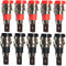 10Pcs 4mm Banana Jack Socket Female Adapter Panel Mount Binding Post for 4mm Banana Plug Connectors