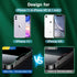 Screen Protector for iPhone 11, iPhone XR (6.1"), HD Anti Blue Light Blocking Tempered Glass Film, Eye Protection, Case