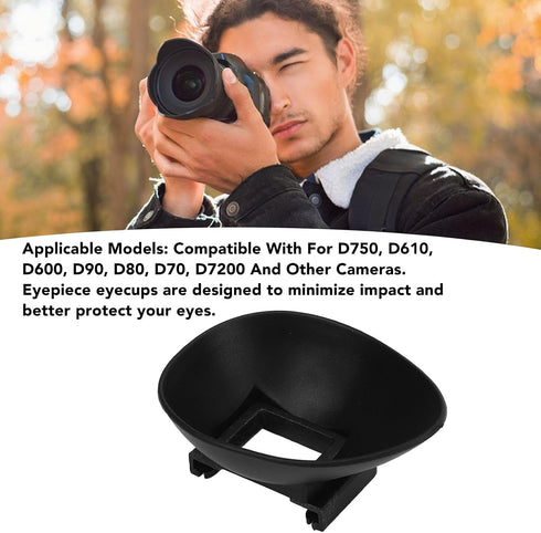 22mm D750 D610 D600 D90 D80 D70 D7200, Viewfinder Eyecup Eyepiece for Replacement Viewfinder Eyeshade
