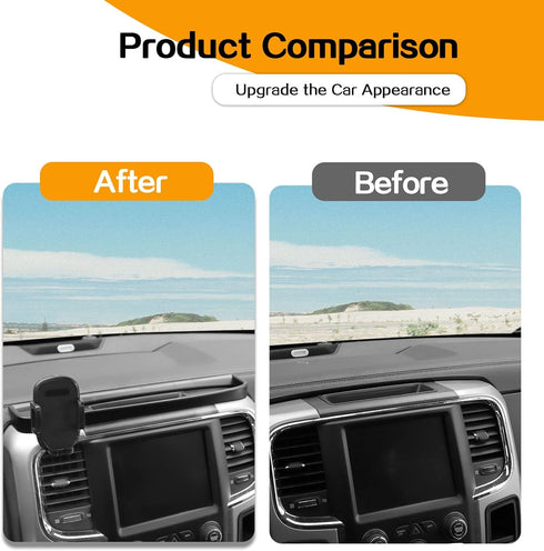 Hoolcar Phone Holder Mount Dash Multi-Mount Kit with Storage Box, Compatible with Dodge Ram 2012-2017