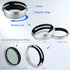Haoge LH-X53W 3in1 Lens Hood with Adapter Ring and Cap Set for Fujifilm x100vi, X70, X100 Series Cameras