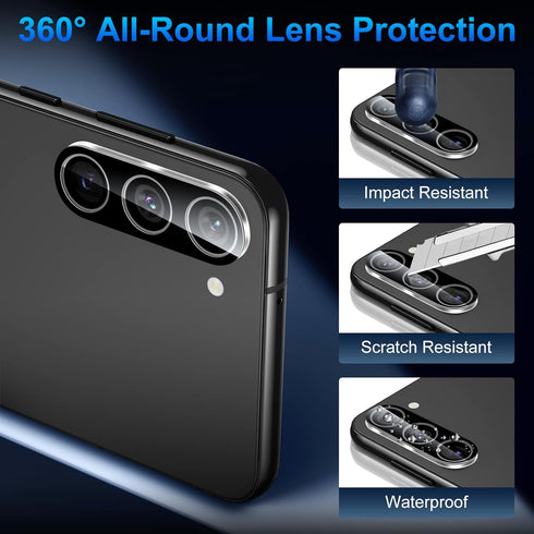 UniqueMe Privacy Screen Protector for Samsung Galaxy S23 Plus, 9H Tempered Glass, Ultrasonic Fingerprint Compatible,