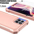 Ailiber Rose Gold Case for Boost Celero 5G Plus with Screen Protector, 2 Layer Structure Protection, Shockproof Bumper