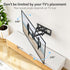 MOUNTUP Full Motion TV Wall Mount for 42-82 inch TVs, Articulating Swivel and Tilt Bracket, Max VESA 600x400mm