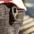 Small Clip-On Holder Carabiner designed to fit a U Micro speaker, Portable, Travel-Friendly, Black, Water Resistant, Durable, Speaker not included