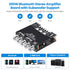 ZY-2.1 2.1CH 50W 2 +100W 5.1 Bluetooth Audio Amplifier Board, x Subwoofer Power Amp with Treble and Bass Control