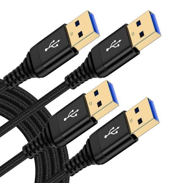 USB to USB Cable, 6FT 2 Pack USB A to USB A