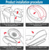Replacement Ear Pads for Beats by Dr.Dre Studio 2.0 B0500 B0501 Wireless/Wired Studio 3.0 Headphones (Black)