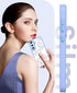 for Samsung Galaxy A35 5G Case - Girls Women Crystal Clear Flower Pattern Cover with Tempered Glass Screen Protector,