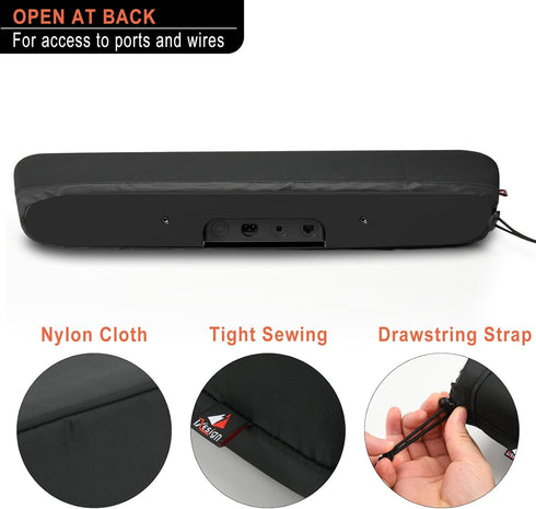 TXEsign Dust Cover Compatible with Sonos Ray Soundbar, Nylon Fabric Dust Case Protective Sleeve TV Soundbar Protector