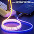 IHAO RGB USB A to Type C Fast Charging Cable Phone Charger High Data Speed Light Up Colourful RGB Current Flowing for All USB C Device-39 Inches by IHAO