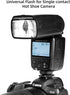 PHOTOOLEX LCD Camera Flash Speedlite for Canon Nikon Sony Panasonic Olympus Fujifilm Pentax and Other SLR Cameras