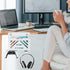 2 22 Lbs MAXECHO Desk Side Storage, Under Desk Laptop Mount, Table Side Hanging File Organizer, No Drill Clamp On Cable