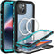 BEASTEK iPhone 14 Plus Waterproof Case, TRE Series MagSafe Shockproof Dustproof IP68 Case with Built-in Screen