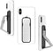 CLCKR Cell Phone Stand for iPhone X/XS/XR/6/7/8 and Samsung Galaxy S9/S9/S10/S10 Plus - Metallic Silver